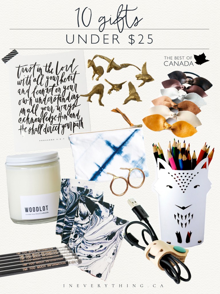 10 Gifts Under $25 - Best of Canada